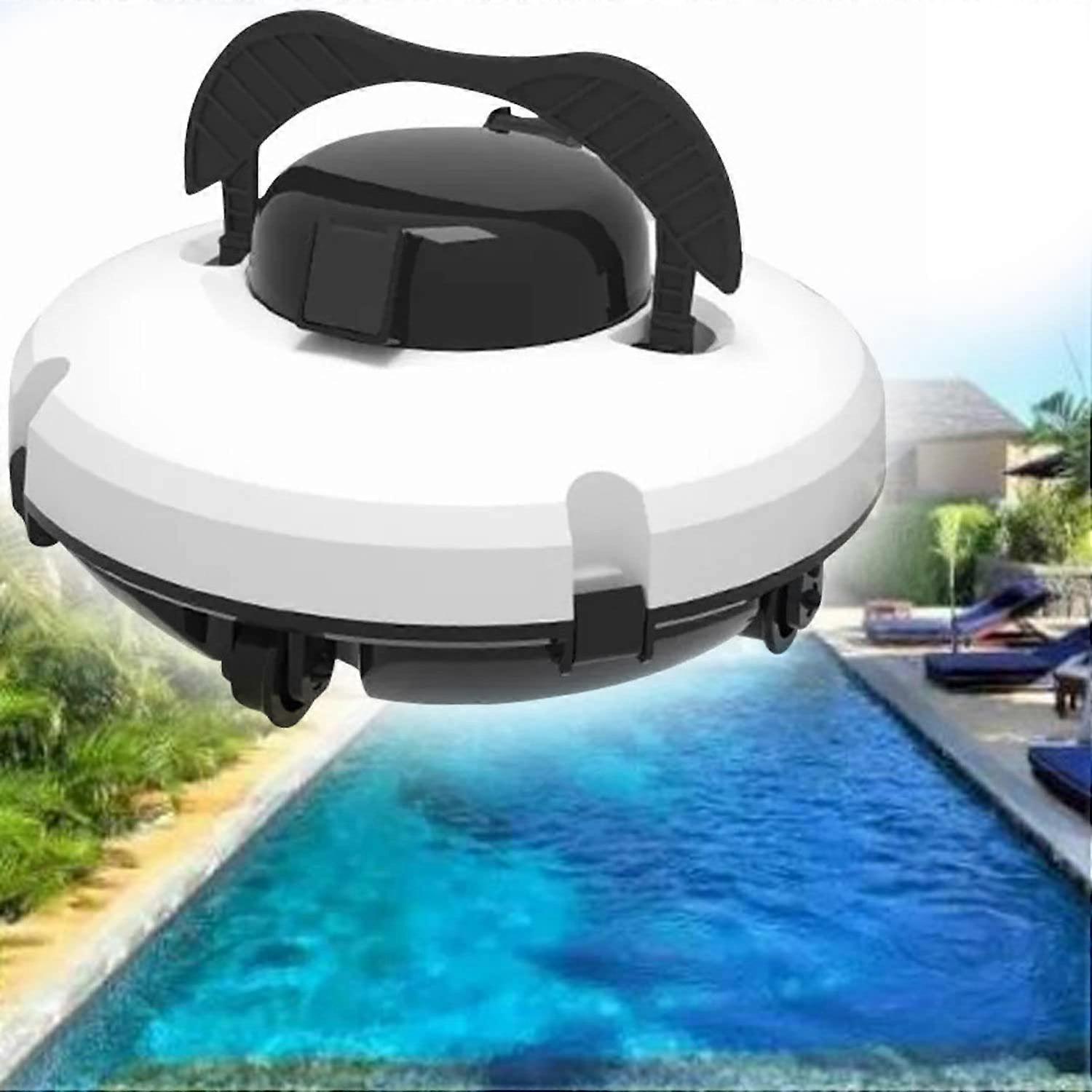 Robotic Pool Cleaner with Smart Navigation, WallClimbing Design, Easy Load Filter, 120 Min Runtime