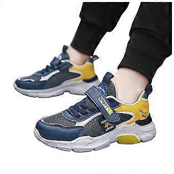 Chaussures pour tout-petits, chaussures pour enfants garçons et filles, tennis, sport, course, marche, baskets légères, chaussures pour petit garçon, jaunes, 6-7 ans