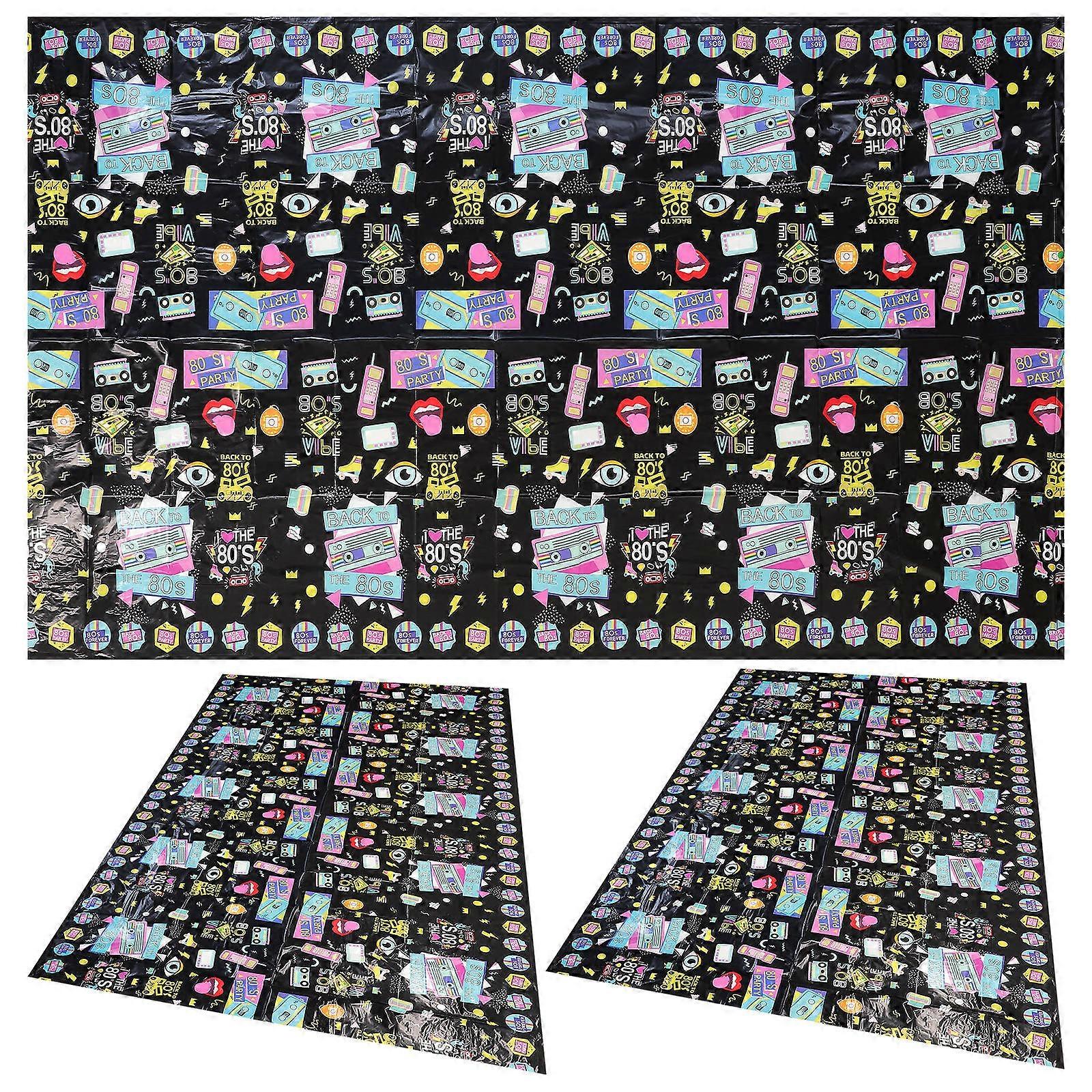 Birthday Tablecloth Party Table Runner for 12Pcs Assorted Use
