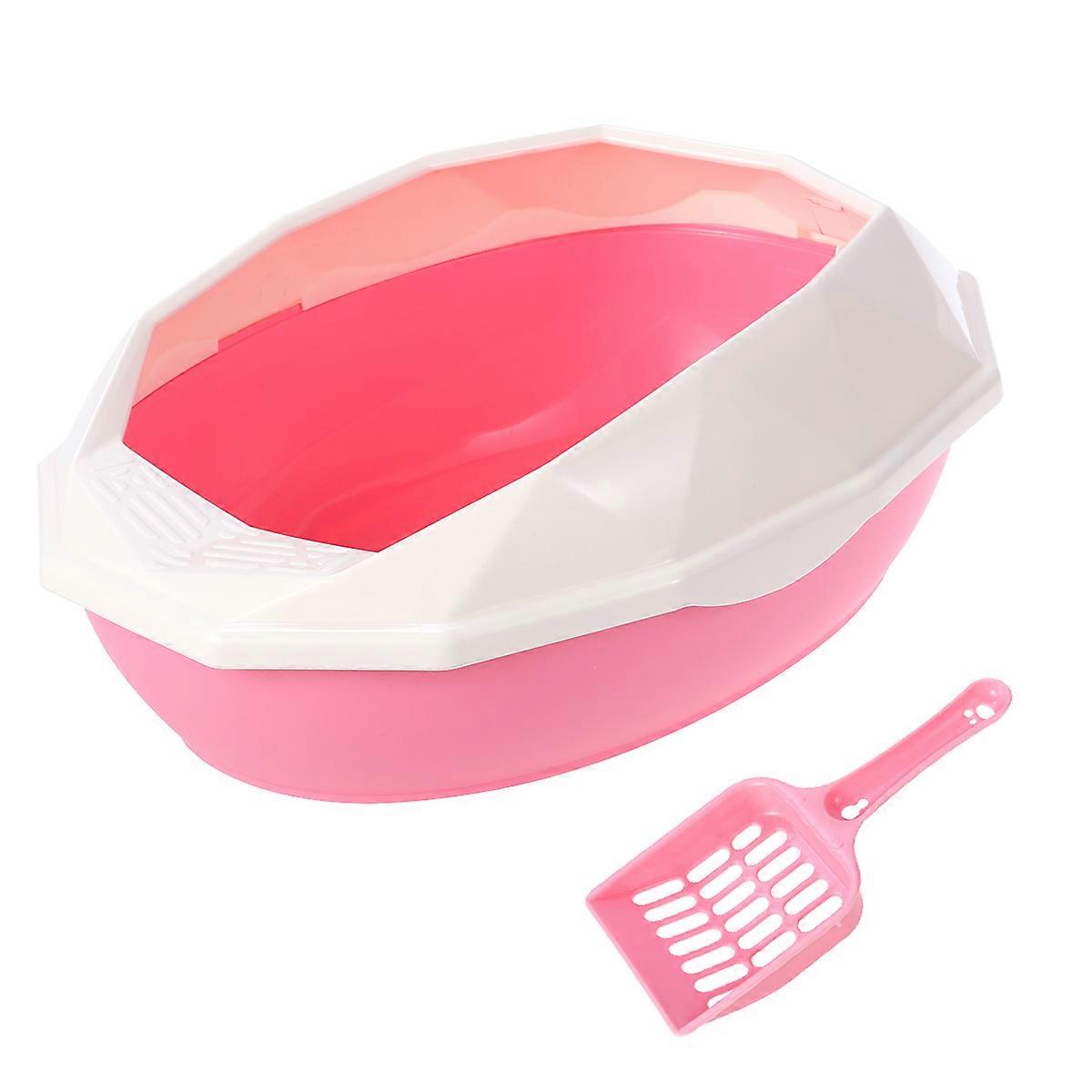 Mini Cat Litter Box Plastic Tray for Cat Use Effective Potty Solution