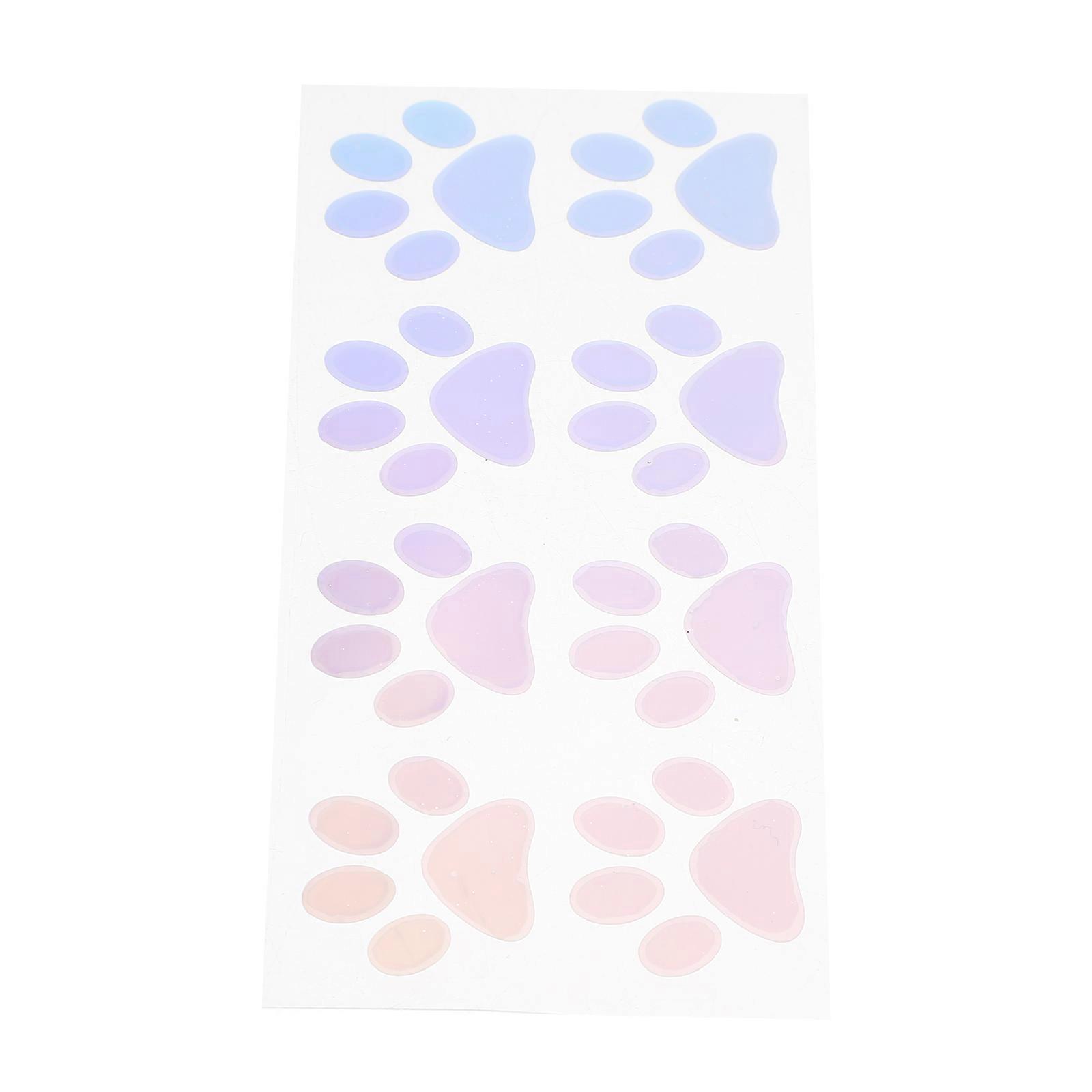 Claw Pattern Sticker Creative Reflective Claw Shape Wall Sticker