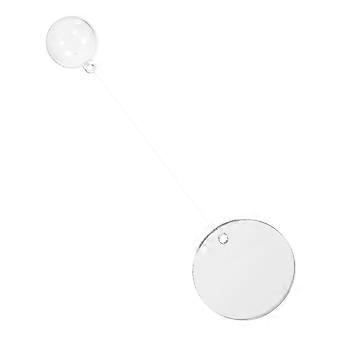 Acrylic Floating Betta Exercise Mirror Dual Sided Design with Floating Ball