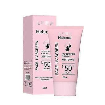 SPF50+ Whitening Sun Block for ansiktet, kroppskontroll, olje, forfriskende fuktighetsgivende_DUIBW
