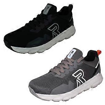 Mens Revolution Rieker Casual Trainers 07802-45 - Grey Textile - UK Size 11 - EU Size 46 - US Size 12