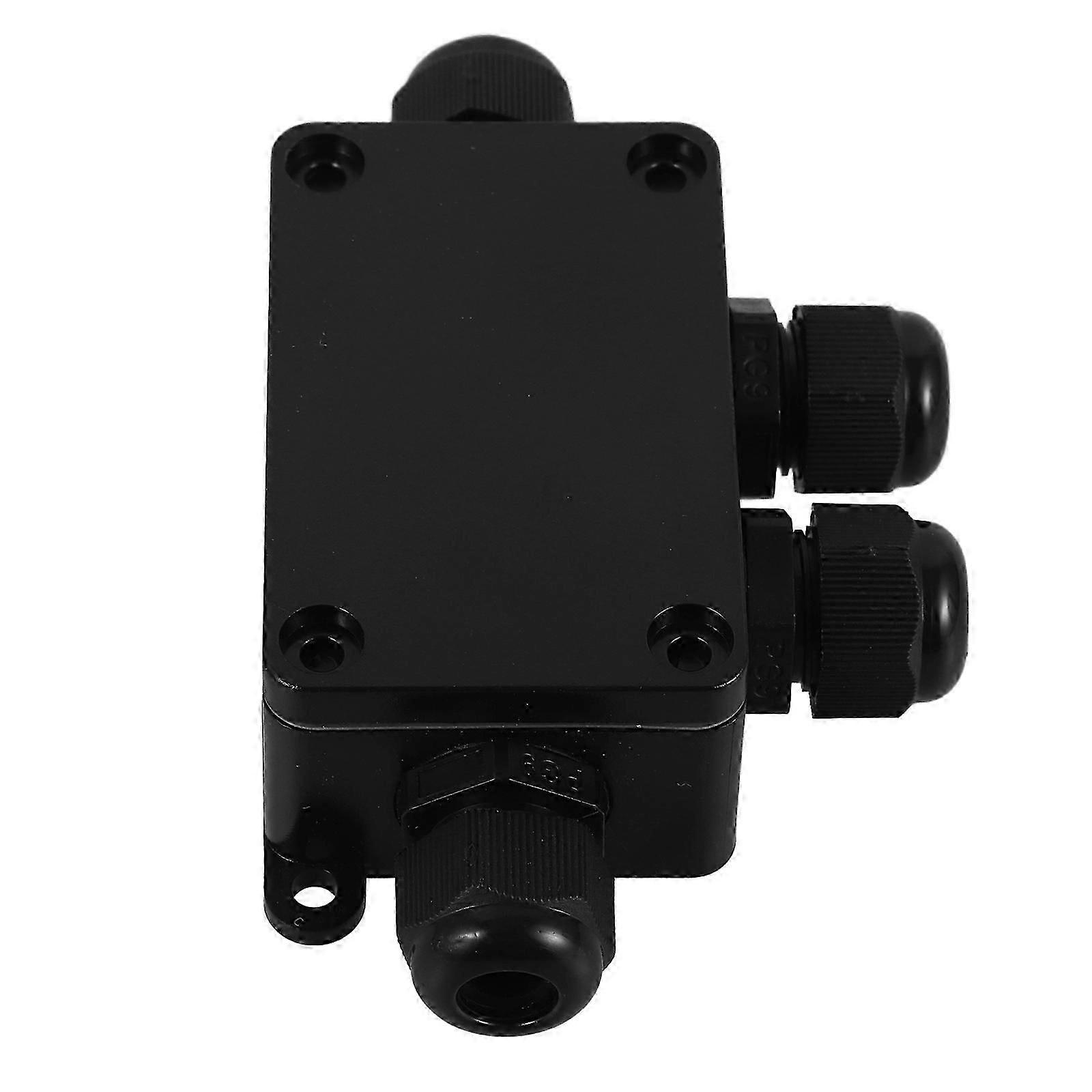 Outdoor Junction Box Plastic for Electrical Line Protection 3Pcs