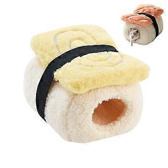 Small Pet House WarmFleece LinedNest For Hamsters Hedgehogs Winter K8W9