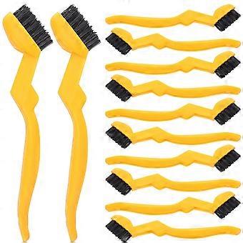 Lot de 30 mini brosses de nettoyage en nylon, outils de nettoyage pour rainures de cuisinière, évier de cuisine, tuyau de salle de bain