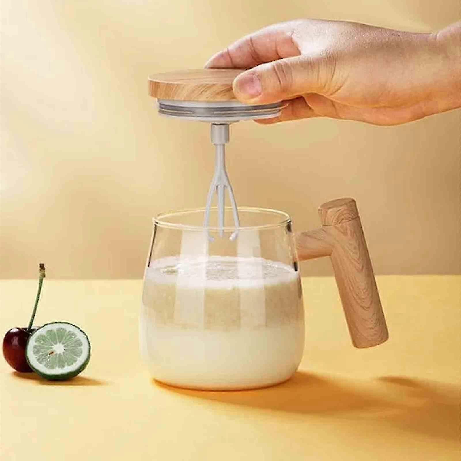 Automatic Self-Mixing Stainless Steel Coffee Cup