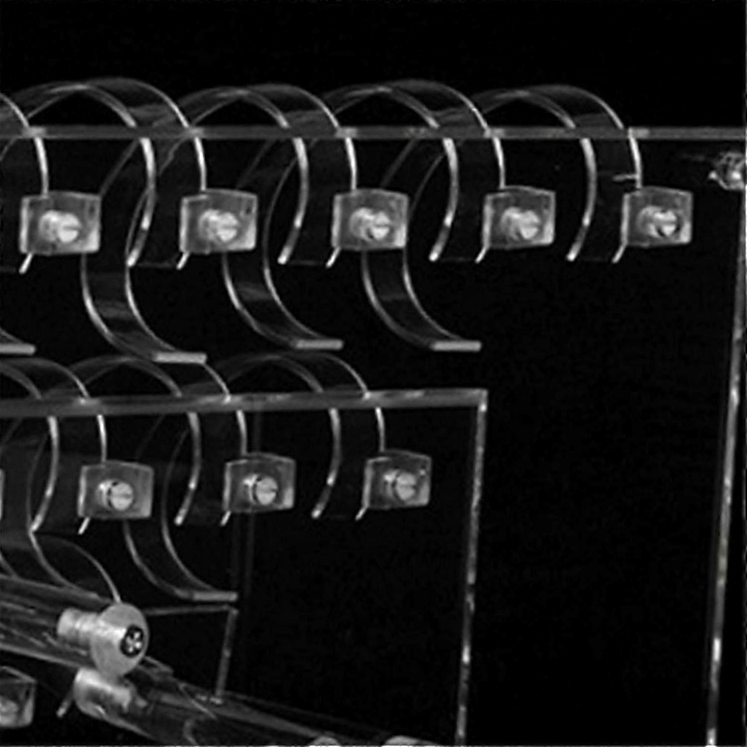 Clear 24 Bits Acrylic Watch Display Holder Stand Rack Showcase Tool