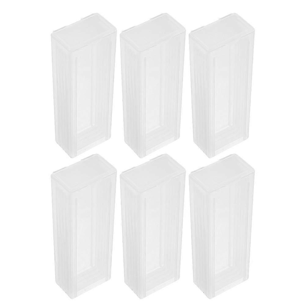Plastic Microscope for Storage 6Pcs with Transparent Holder