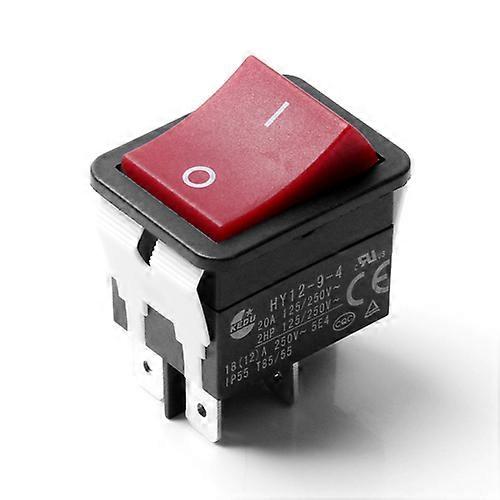 KCD2 4 Pin 2 Position Rocker Switch 30(14)A 250V IP55