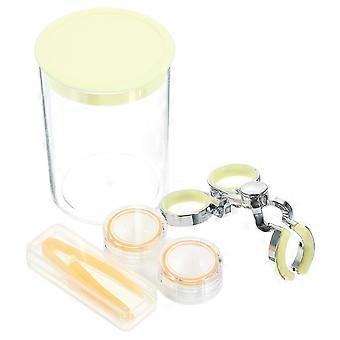 Yellow Contacts Lens Remover Tool for Contact Lens 1Set Portable ABS