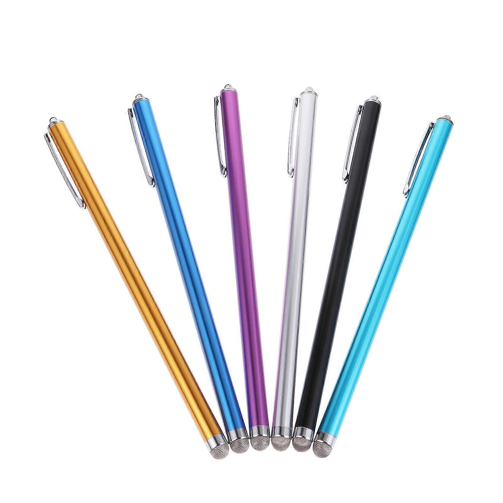 6Pcs Universal Sensitivity Capacitive Stylus Pens for Touch Screen Devices