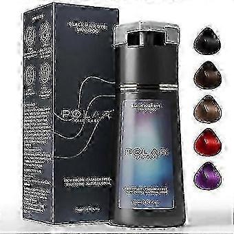 Polar Hair Dye Shampoo for UK Users, Instant Grey Coverage with Natural Colour for Men and Women 26-27