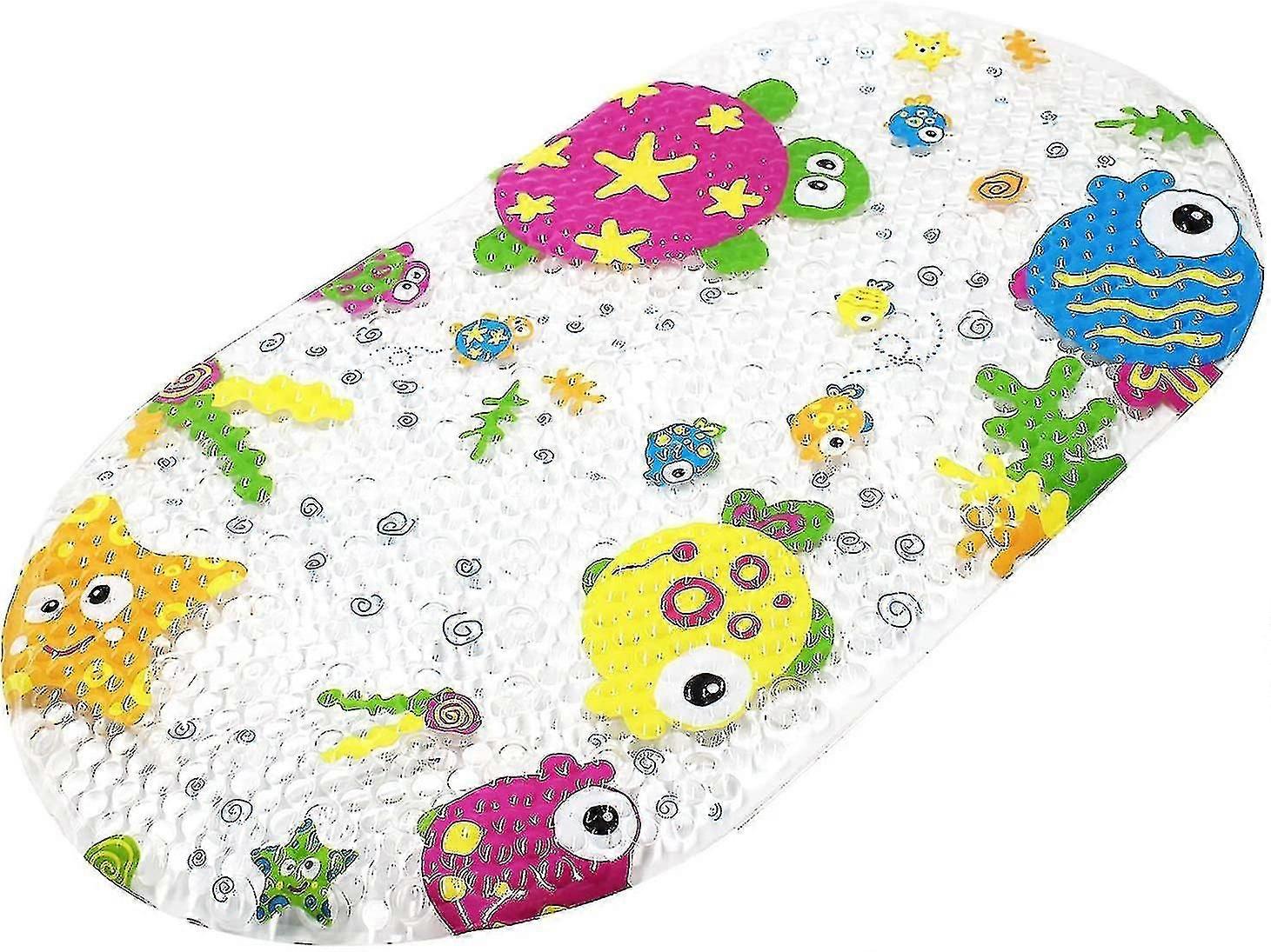 Children's Non-slip Bath Mat With Suction Cup