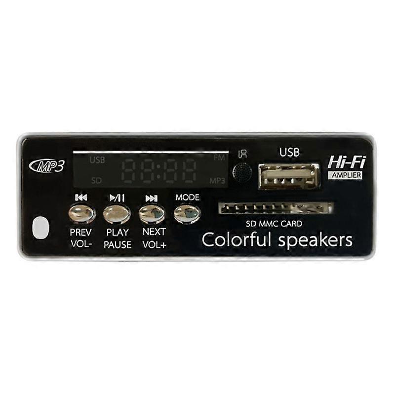 Car Bluetooth-compatible USB Hands-free Remote Control Integrated MP3 Decoder Board Module JIKAIX
