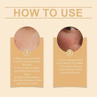 Ansigtsfalske fregnerpen vandtæt naturtro concealer dot spot pen naturlige bløde brune fregnerblyanter makeupværktøj kosmetik