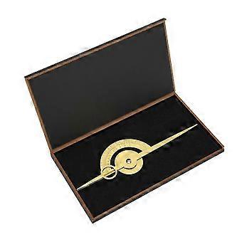 Tattooing Drawing Tool ThreePoint Positioning Tattoo Eyebrow Guide Balance Measure RulerGold