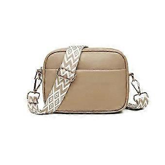Crossbody Bag - Shoulder Bag - Stylish - 22*10*16cm - Crossbody Bag for Women - Shoulder Bag for Women - Khaki - PU - Bag Handbag for Travel, Work -
