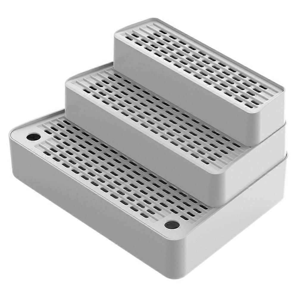 Adjustable 3-Step Cat Ramp for Litter Boxes, Non-Slip Cat Pedal Step Stool with Filter Function