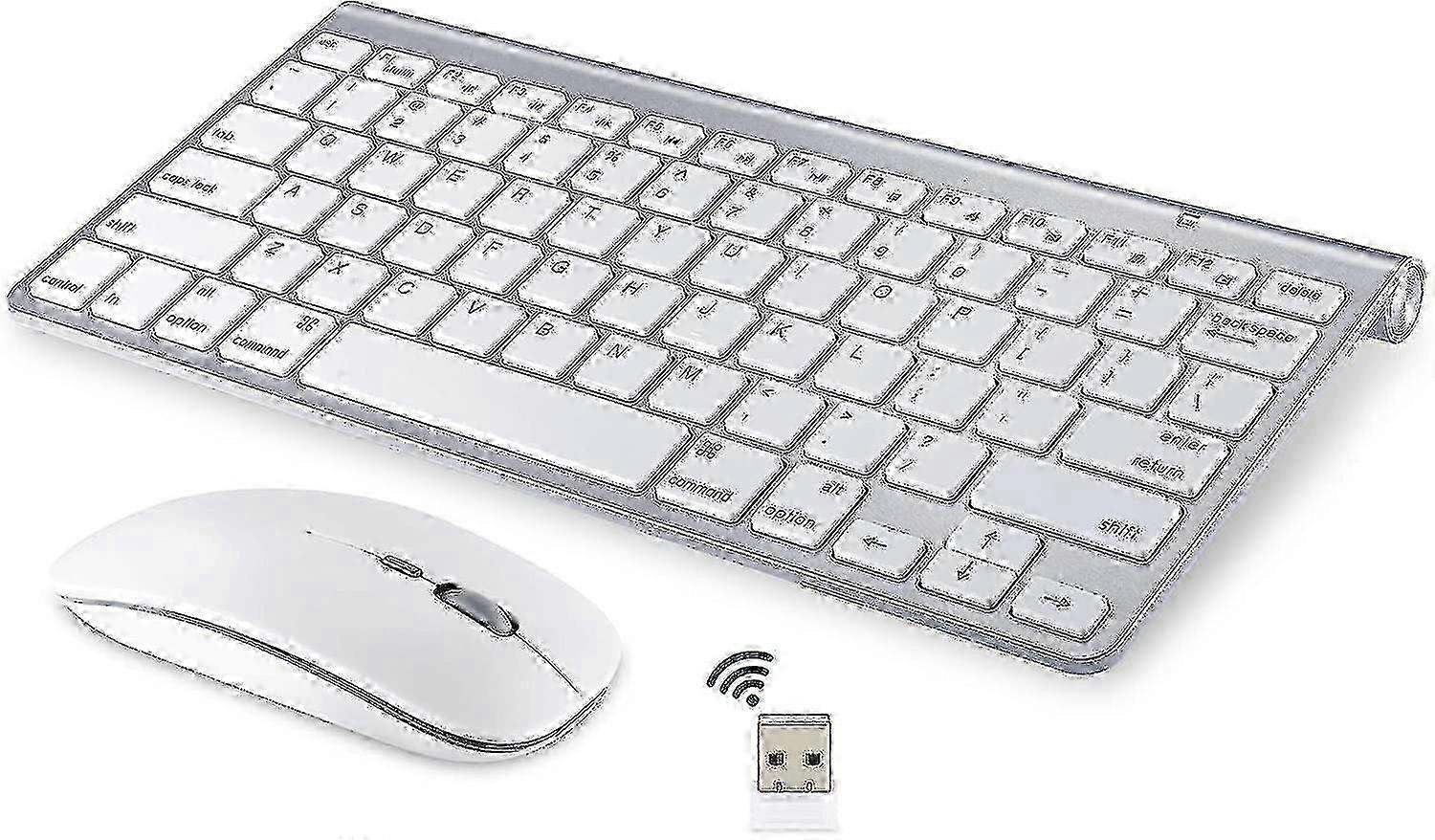 Tastiera e mouse wireless per Apple Imac Windows o Android (2.4g wireless)