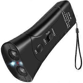 Portable Anti Bark Device, 3 in 1 Ultrasonic Dog Repeller Stop Barking Dog Trainer LED Bark Controller Anti-Static Wrist Strap Outdoor Sonic Bark Con