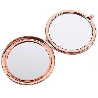 Mini Mirror Metal Makeup Compact Mirror for Makeup 3Pcs Pack