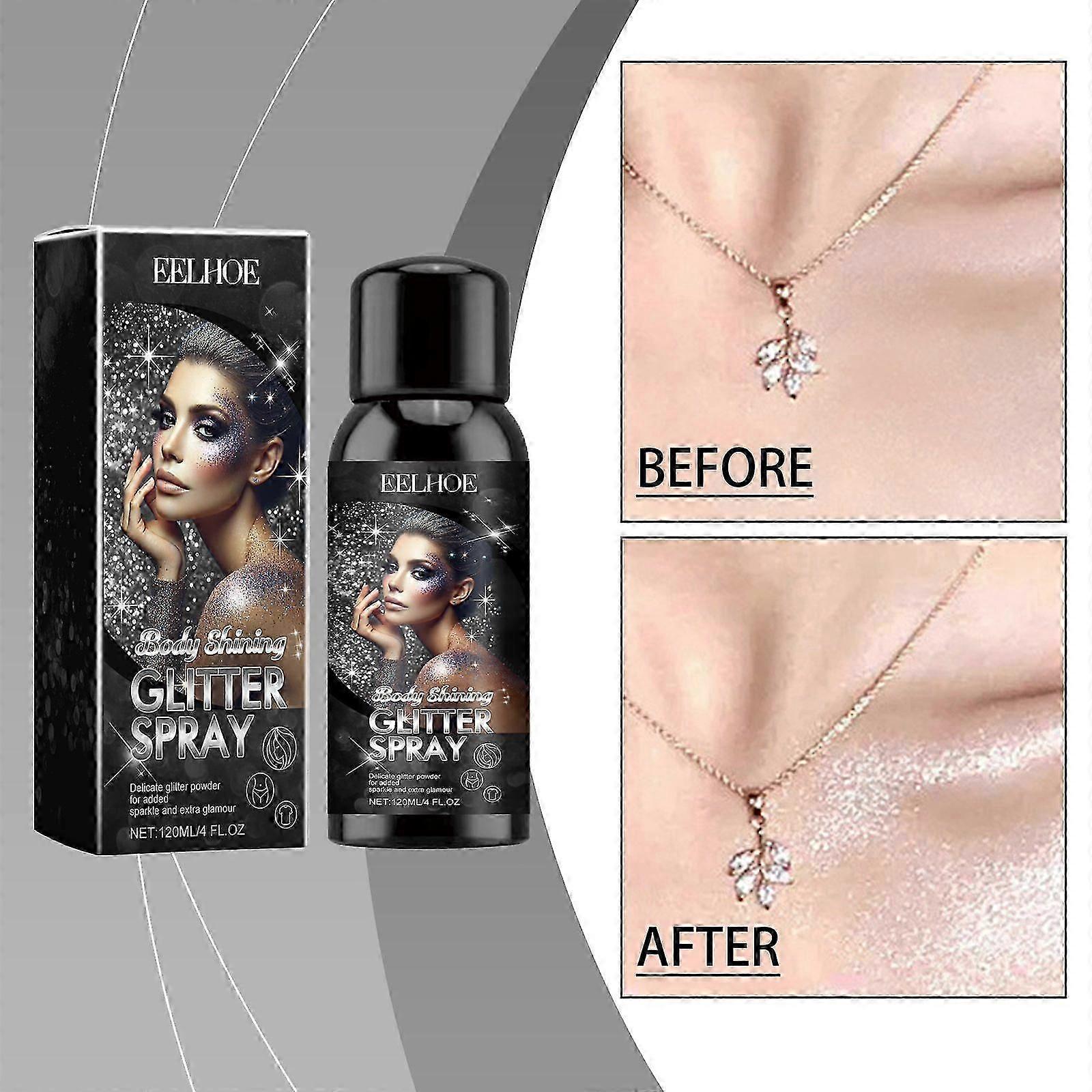 Stage Shimmer Spray  Natural Highlighting Glitter Mist