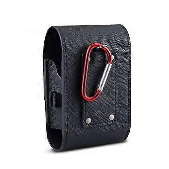 Golf Rangefinder Carrying Case Golf Devices Waist Pack Protection Mini Sturdy PU Rangefinder Bag with Buckle Black