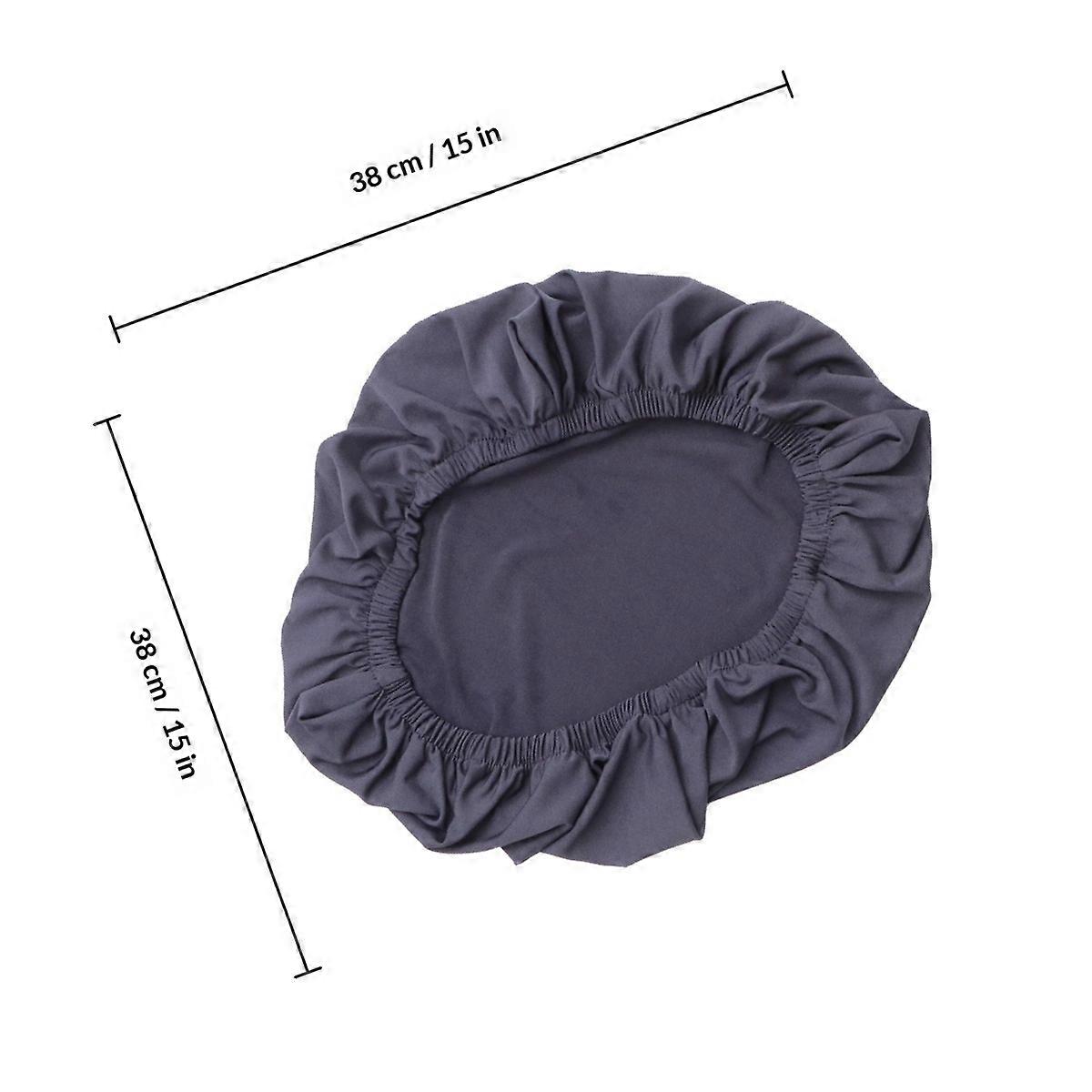 Elastische bureaustoelhoes van polyester ter bescherming.