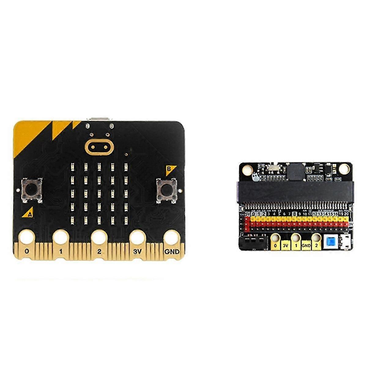 BBC Microbit V2.0 Hovedkort Introduksjon til grafisk programmering i Python programmerbar læring