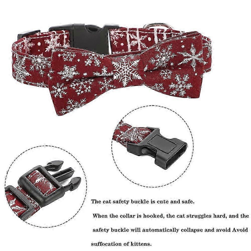 Soft Bowtie Dog Collar Adjustable Comfort