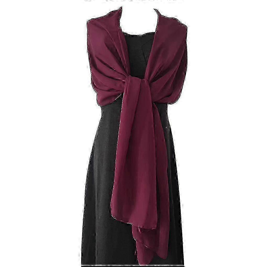Versatile Formal Chiffon Scarf Wrap
