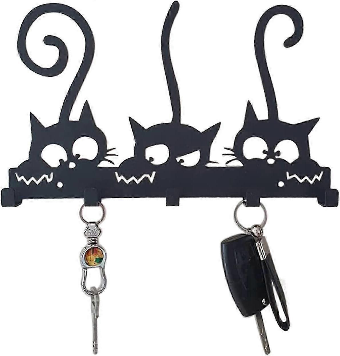 Wall-Mounted Elk Key Rack 30x25cm