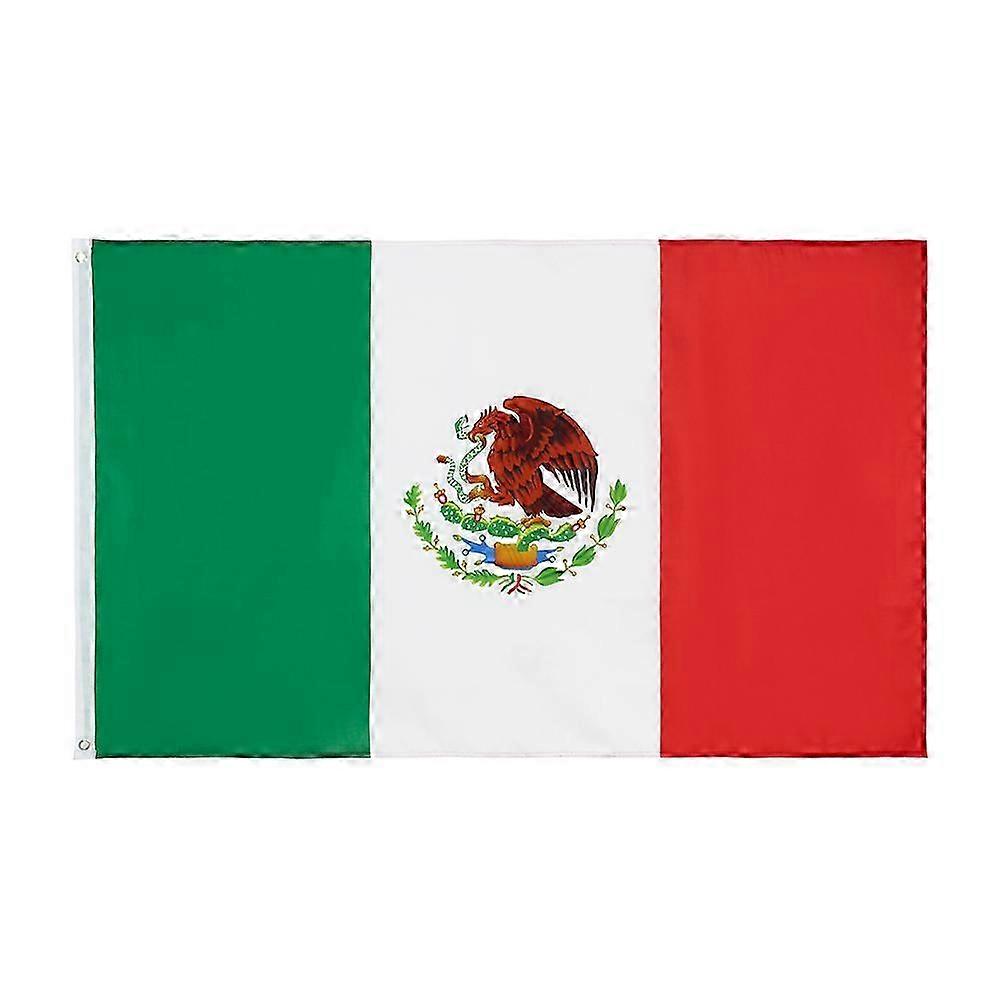 3FtX5Ft Double-Sided Mexican Flag