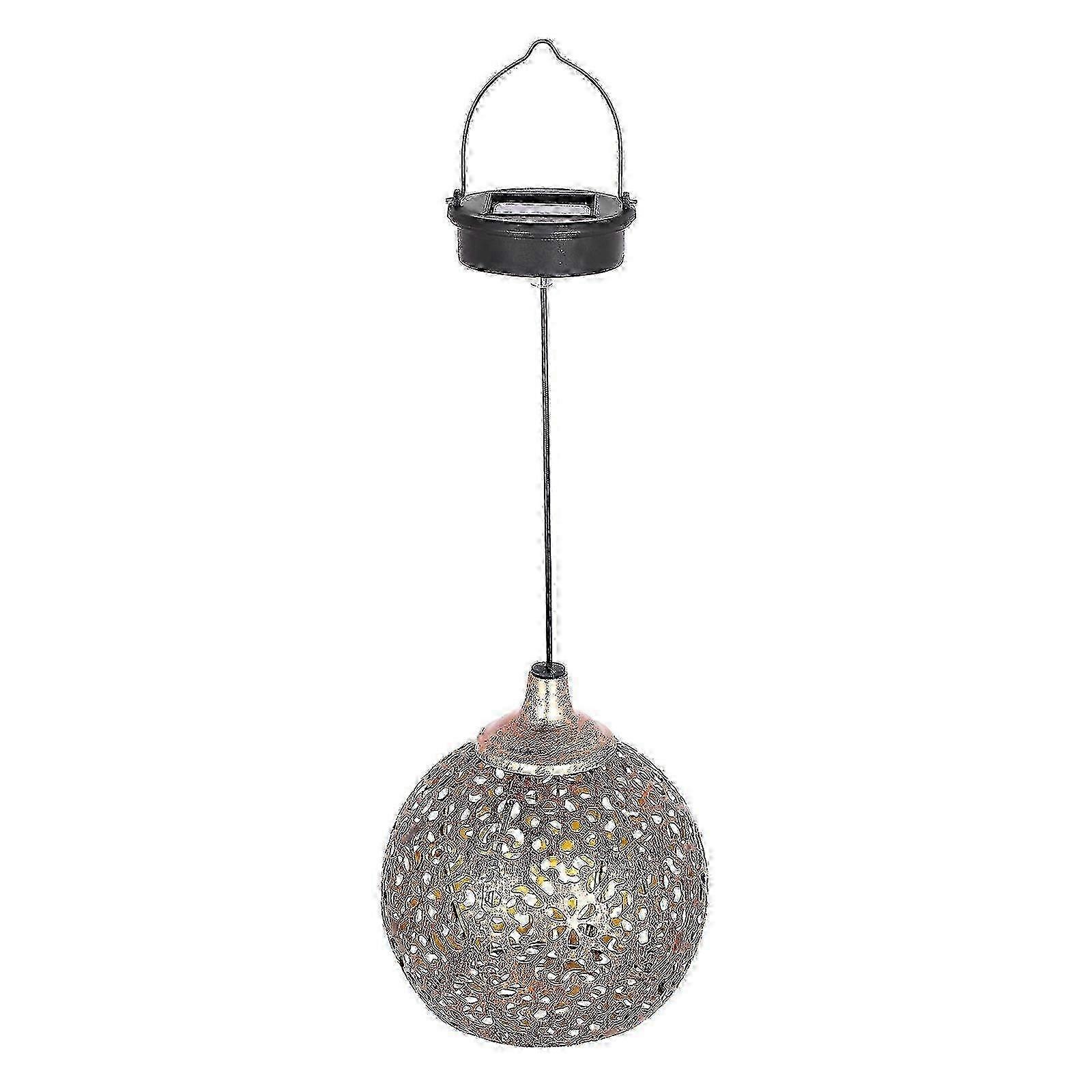 Outdoor-Rated Spherical Solar Lamp