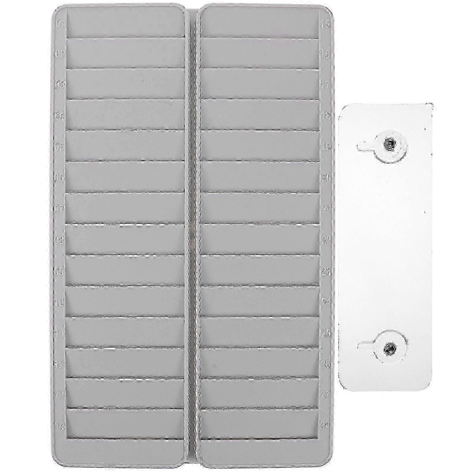 Wall Mounted Office Attendance Cards Rack with Retractable Feature