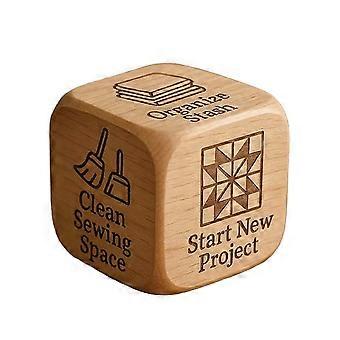 Solid Wood Quilting Decision Dice