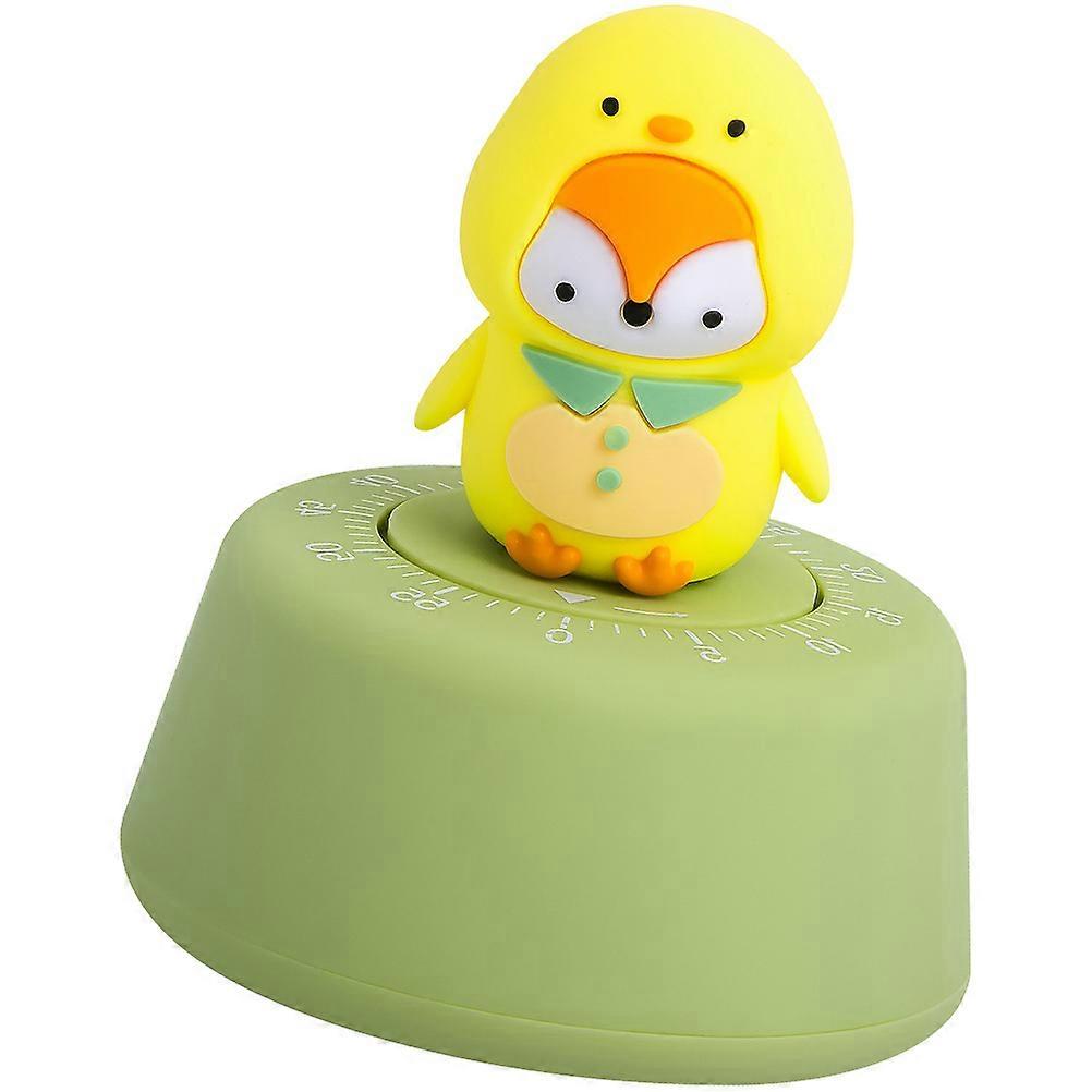 Kitchen Timer Mechanical Timer for Cooking 1 Unit Cute Green ABS Material