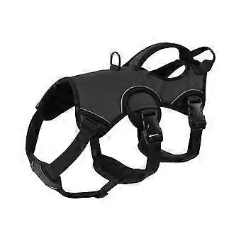 Escape-Proof Dog Harness, Padded Adjustable Vest with Lift Handle and Leash Clip, Reflective Anti-Pull for Large Dogs Walking Hiking Training