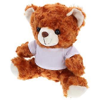 Plush Bear Doll Stuffed Animal with Vest for Playing Cute Bear Toy