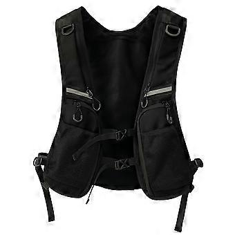 Reflective Running Vest with Hydration Backpack, Breathable Lightweight Design for Marathon Cycling Hiking