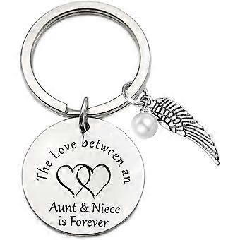 Auntie Niece Gifts Keyring