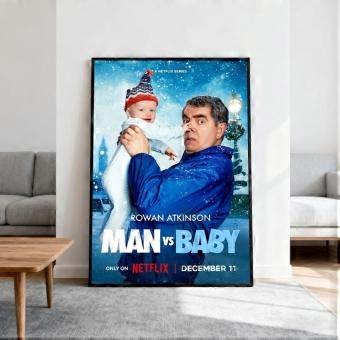Man vs Baby Rowan Atkinson Netflix Comedy Series Jigsaw Puzzle RNB262