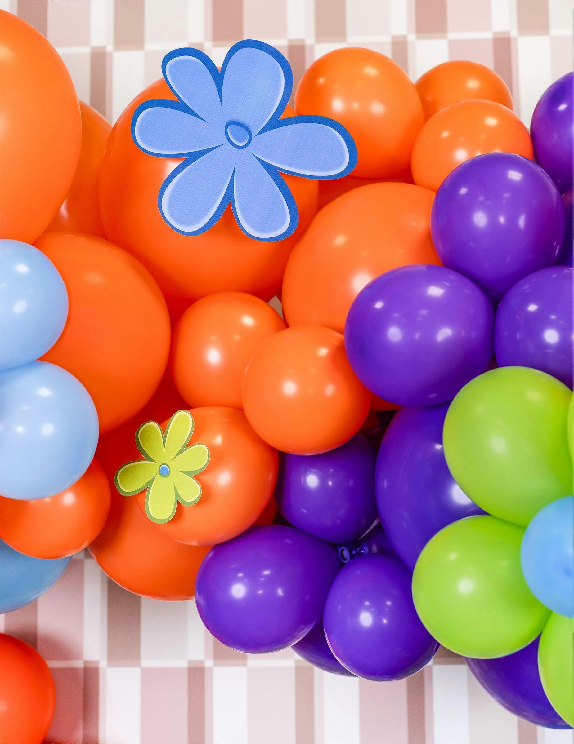 12 orange balloons 28 cm