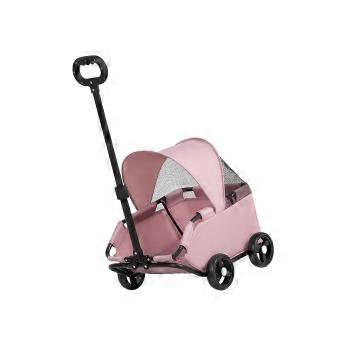 Pet Carrier Strollers For Small Animals Durable Metal Frame Breathable Oxford Fabric Easy To Clean Portability_jyw1