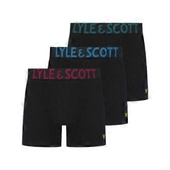 Lyle & Scott Mens Daniel Fitted Boxer Shorts (Pack of 3)
