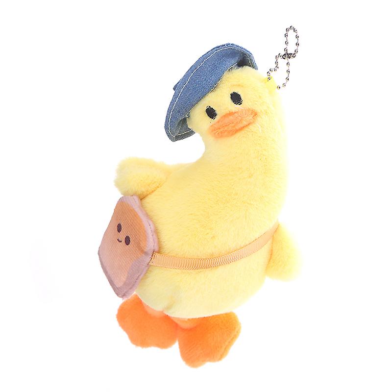 Sød Duck Vedhæng Plys Legetøj Dukke Internet Berømthed Duck Nøglering Taske Ornament