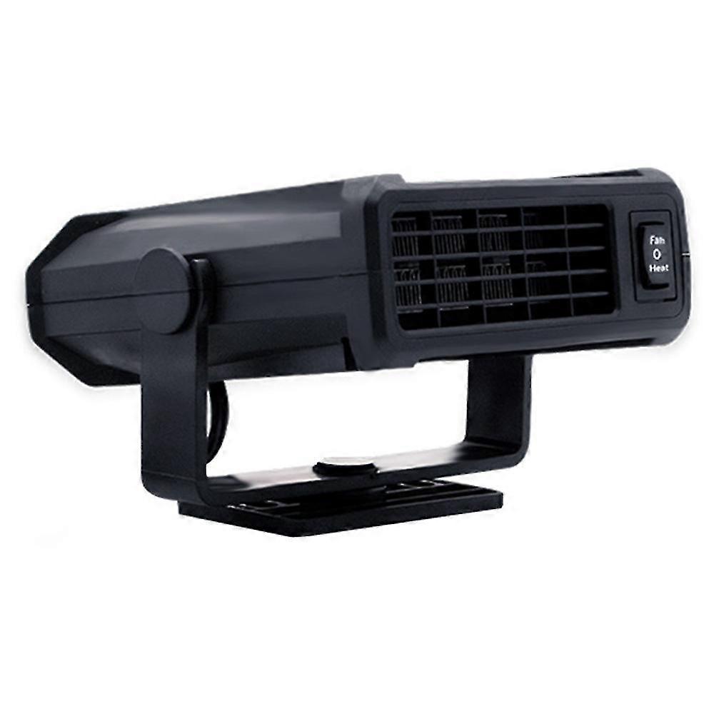 thumbnail image 1 of Calentador de coche, calentador portátil de 12 V/24 V, ventilador de calentador eléctrico descongelante con enchufe para encendedor de cigarrillos, 1 of 5