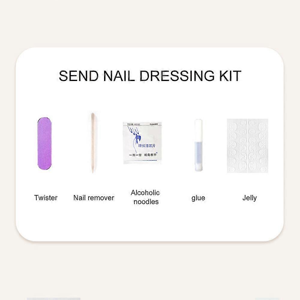24pcs Matte Chinese Style Wearing Nails Unique Trendy Pattern Nail Pieces For Daily Students Nail Decoration